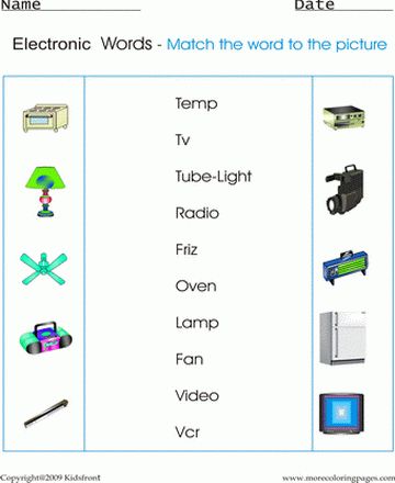 Electronic Products Sheet